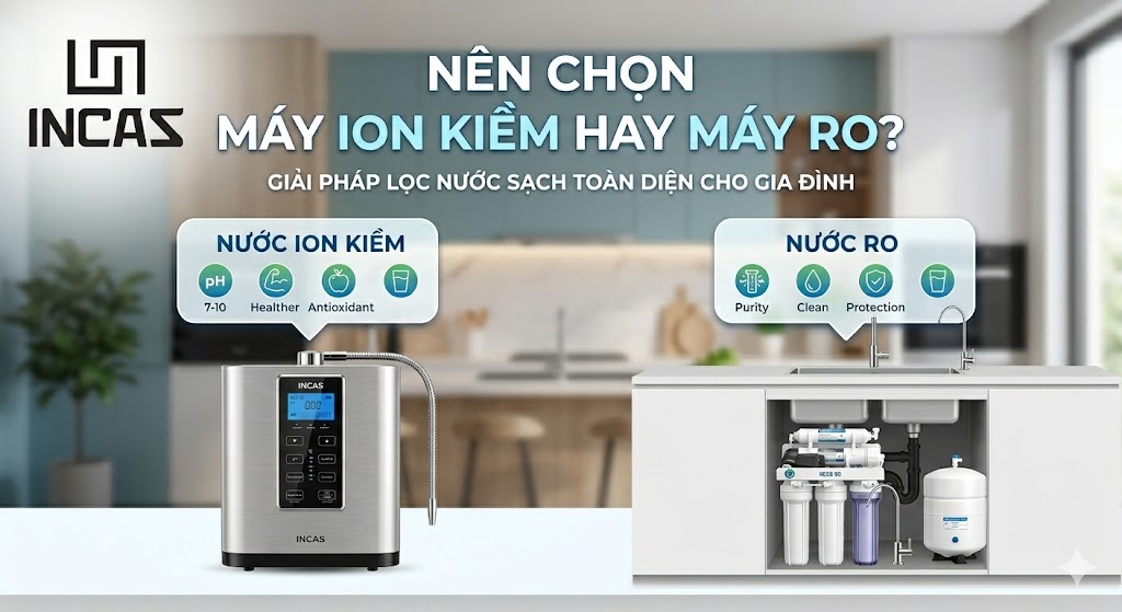 Ion kiềm hay RO: So sánh chi tiết để chọn máy lọc nước phù hợp