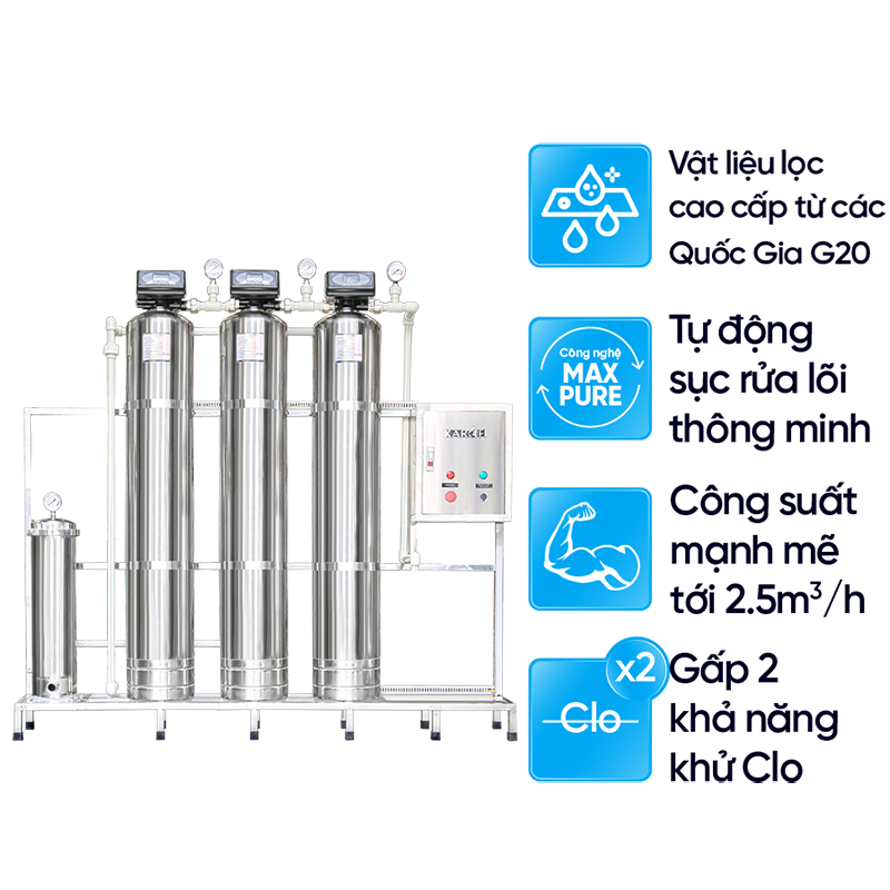 Máy lọc nước tổng đầu nguồn Karofi KTF - 333