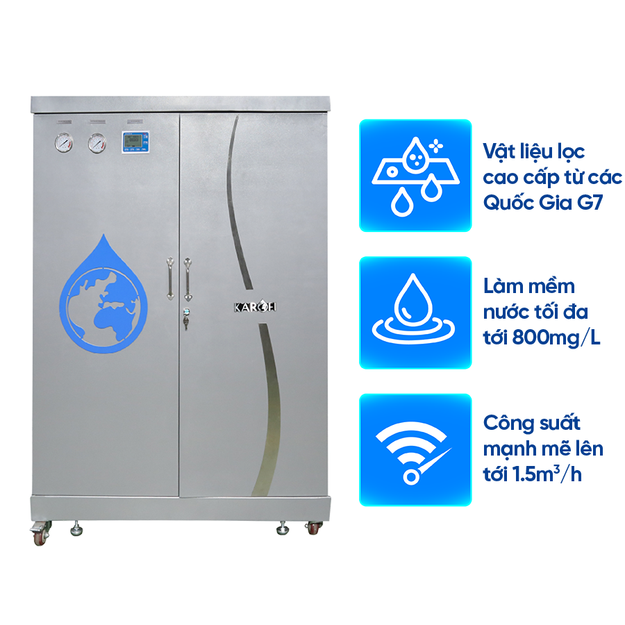 Máy lọc nước tổng đầu nguồn Karofi KTF - 552