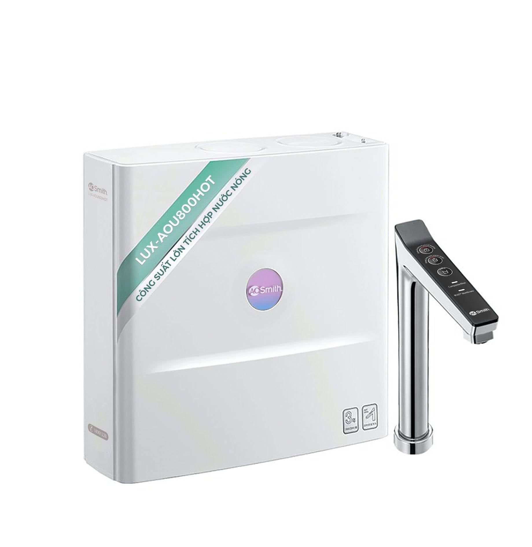 Máy Lọc Nước Đặt Gầm Công Suất Lớn A. O. Smith ROSS™ LUX-AOU800HOT [NEW]