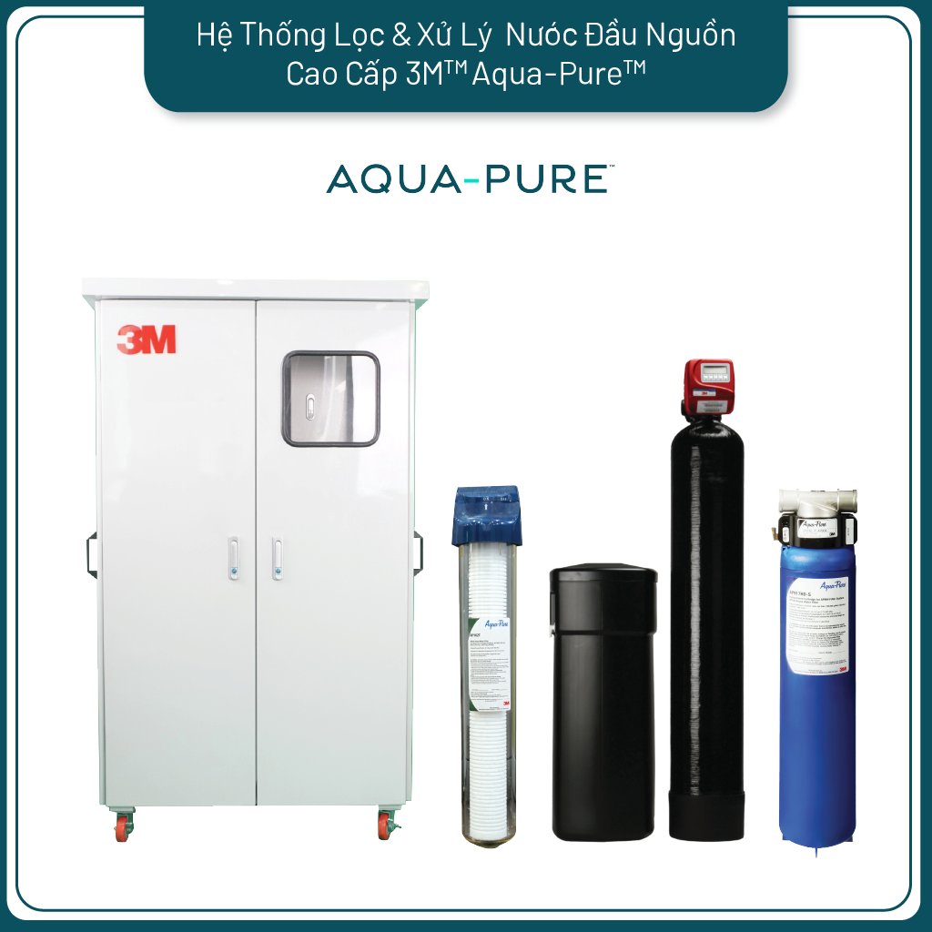 Hệ Thống Lọc Tổng Làm Mềm Nước 3M™ Aqua-Pure™ Dành Cho Biệt Thự - Villa