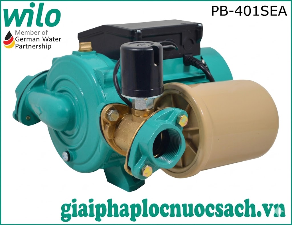 Máy bơm tăng áp điện tử chịu nhiệt Wilo PB-401SEA